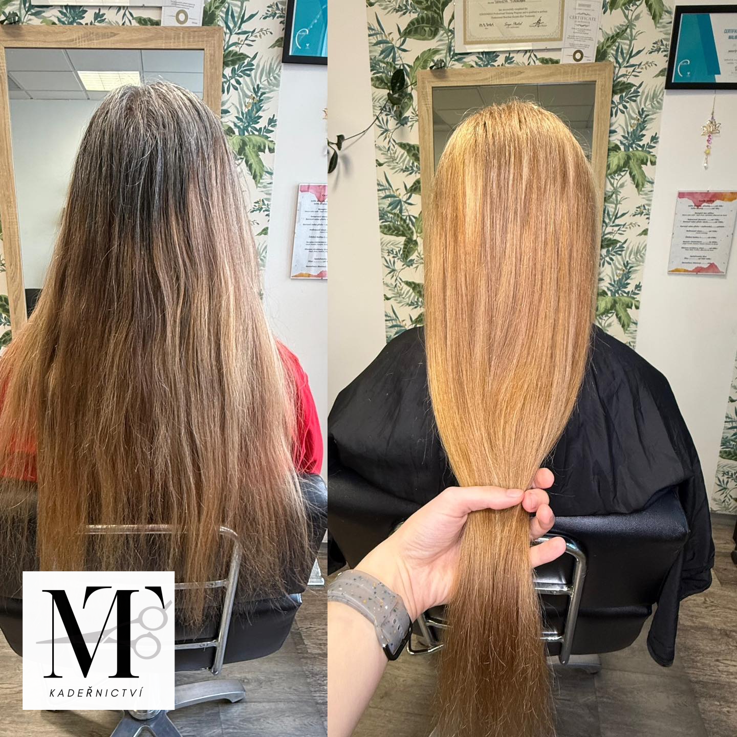 Kadeřnictví MT – ukázka práce 1