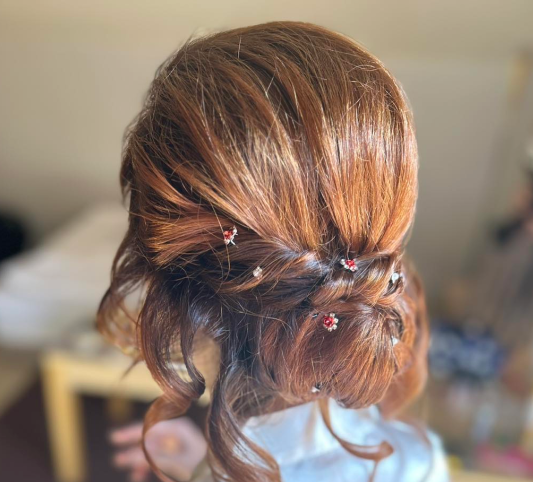 Svatební účes – ukázka 3